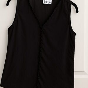 GAP Women's Black Sleeveless Top